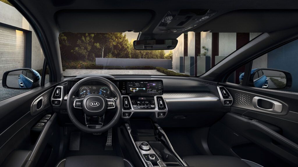 Kia Sorento PHEV dashboard | MQE Más que Eléctricos